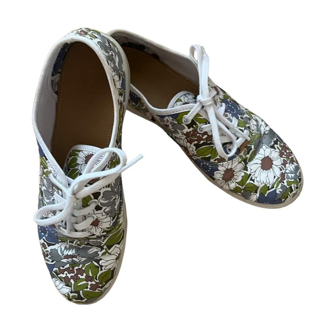 Hotter Mabel floral canvas shoes size 7